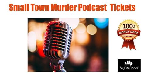 Small Town Murder Podcast Tickets Salt Lake City Ut The Depot Slc The Depot Salt Lake City