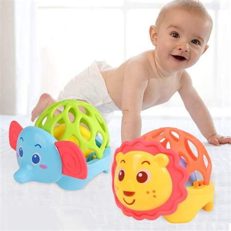 Soft Plastic 1pc Baby Rattle Toys 0 1213 24 Months Toddler Infant Toy