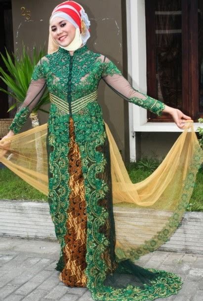 Baju kurung brokat terbaru trend 2019 | baju tunik brokat model kebaya untuk pesta atau wisuda. 10+ Model Baju Kebaya Gamis Untuk Orang Gemuk Simpel Modis ...