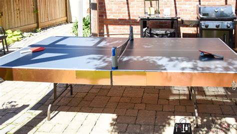 How To Make A Diy Folding Ping Pong Table Half The Cost