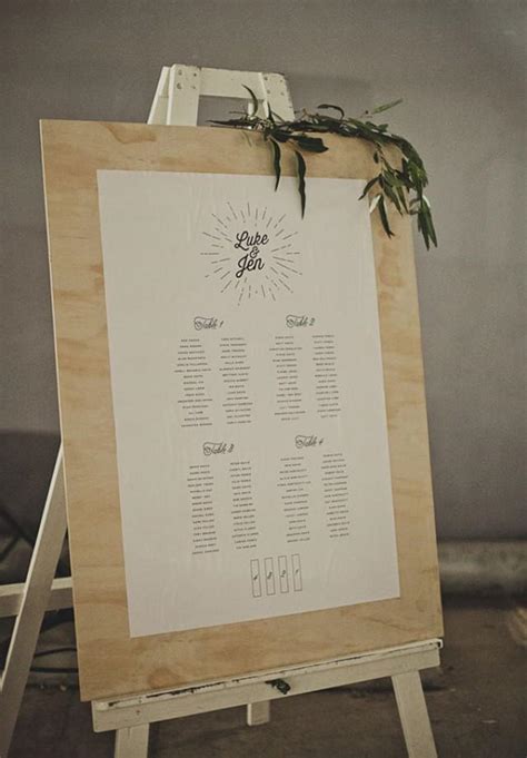 Recommended for signs 8 x 10 up to 18 x 24. 20 Stylish Seating Charts To Greet Your Reception Guests ...