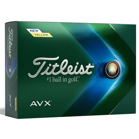 New Titleist Avx Yellow Yellow 1 Dozen Golf Balls At