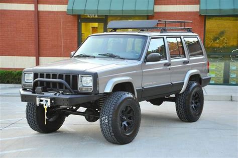 Purchase Used Jeep Cherokee Sport Xj Lifted New Lift Tires Wheels