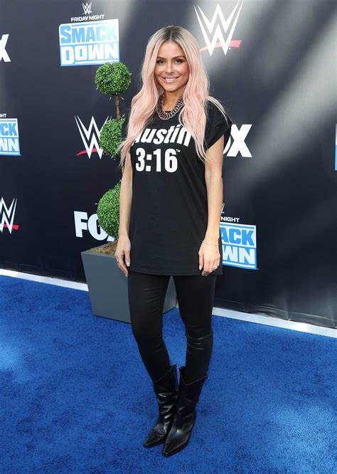 Maria Menounos Attends The Wwe 20th Anniversary Celebration Marking