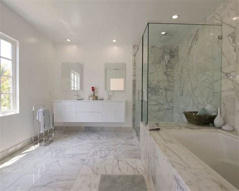 Carrara Marble Bathroom Home Design Ideas Renovations And Photos
