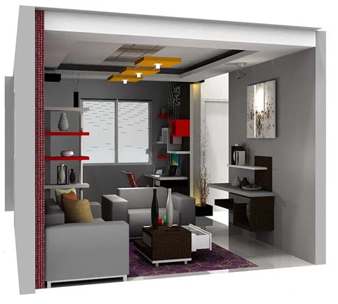 gambar design interior ruang tamu rumah type  cahyono desain tipe