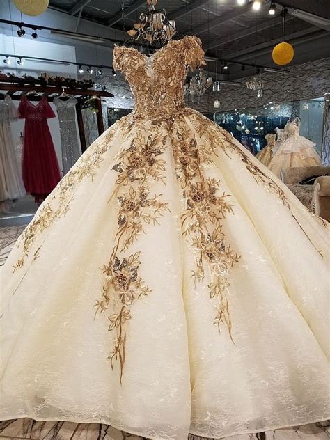 Pin On Quinceanera Dress Gold
