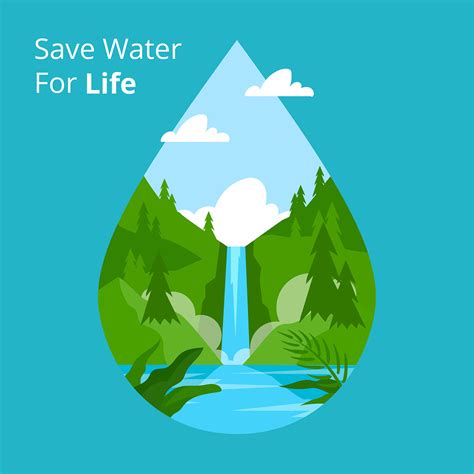 Save them wherever you choose on your computer and name them the same as your board names. Save Water For Life Vector - Download Free Vectors ...