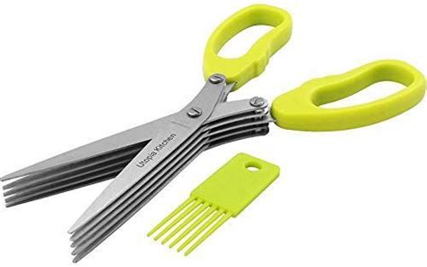 Utopia Kitchen Herb Scissors 5 Extremely Sharp Stainless Steel Blades