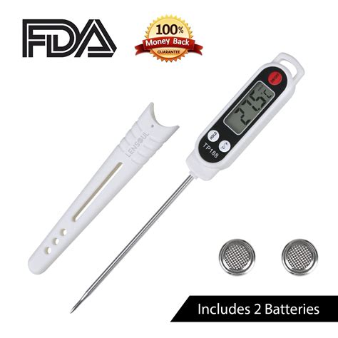 Buy Food Thermometerlensoul Digital Thermometer Instant Read Cooking