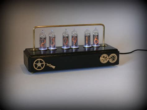 Nixie Tube Clock Steampunk Exclusive Black By Customdevices1975