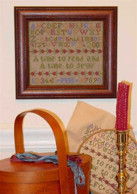 Shaker Sewing Sampler Kit For Counted Cross Stitch Margaret And Margaret