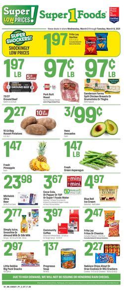 Super 1 Foods Weekly Ad Frequent