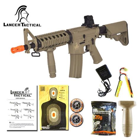 Lancer Tactical Mk18 Mod0 Airsoft M4 Ris Automatic Electric
