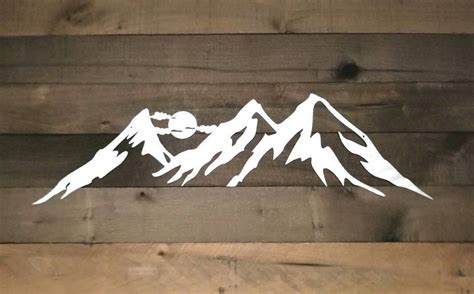 Mountains Metal Wall Art Mountain Landscape Mural For Etsy Mountain