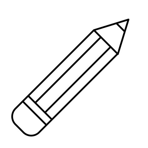 Pencil Outline Vector Art Icons And Graphics For Free Download