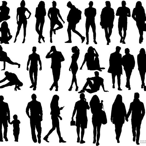 People Silhouettes Photoshop Brushes House Silhouette Silhouette