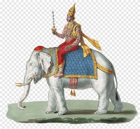 India Indra Deity Hinduism Hindu Mythology Warrior Riding An Elephant