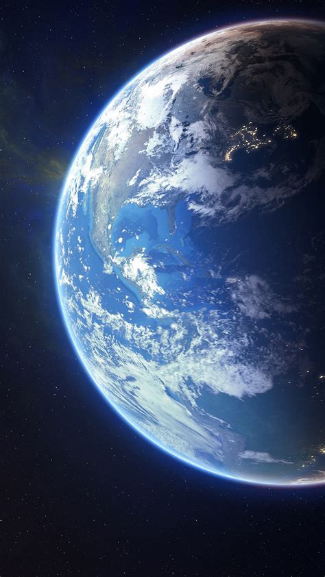 Planet Earth Night Iphone Wallpaper