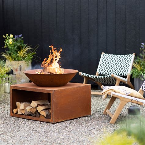 18.5 inch square fire pit pan lid is made from stainless steel and is perfect for making fire pit tables. 12 Fire Pits That Will Change Your Backyard for the Better ...