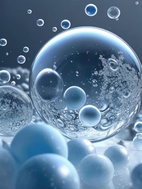 Premium Photo Ice Balls Background