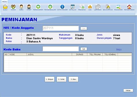 Melalui perangkat ini anda juga dapat. Belajar Bareng.....!!!: SOFTWARE APLIKASI PERPUSTAKAAN SEKOLAH