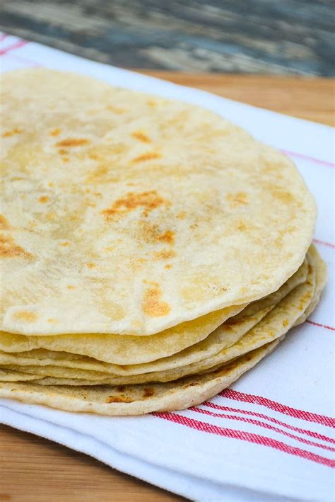 The Best Ever Homemade Flour Tortillas Recipe Only 4 Ingredients