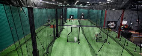 The optimal material for batting cages is netting, and they are typically rectangular in shape. Indoor Fixed Shell Batting Cages | On Deck Sports Blog