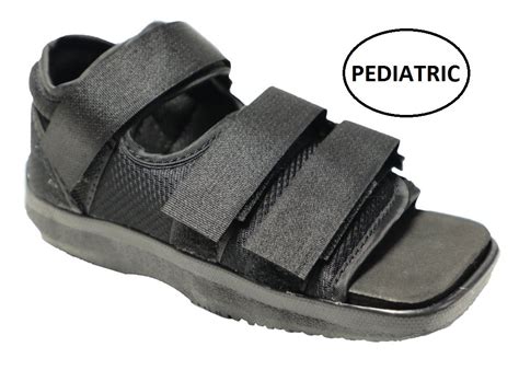 New Post Op Broken Toe Fracture Square Toe Walking Shoe Pediatric