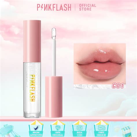 Jual Pinkflash Ohmygloss High Moisturising Plumpmax Shimmer Lip Gloss C Piece Shopee Indonesia