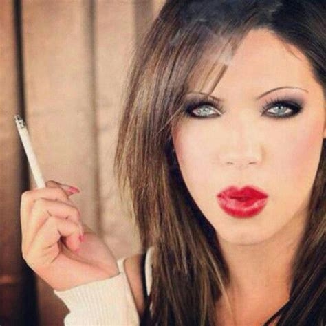 Smoking With Red Lips Talking Smoking Culture