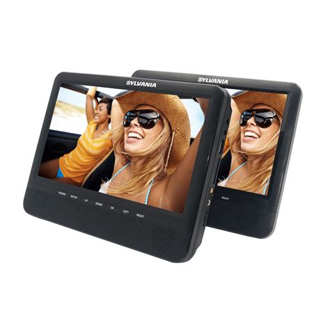 Sylvania 7 Dual Screen Portable Dvd Player With Dual Dvd Players