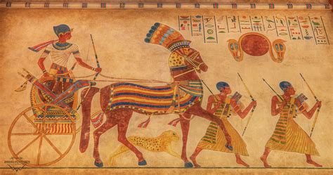 Egyptian Wall Painting Dubai Ibn Battuta Egyptian Wall P Flickr