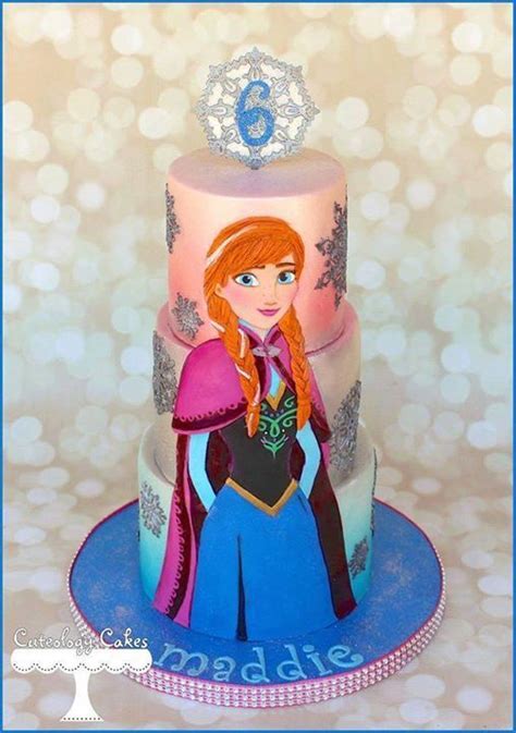 Cuteology Cakes Timeline Photos Anna Frozen Cake Torte Frozen