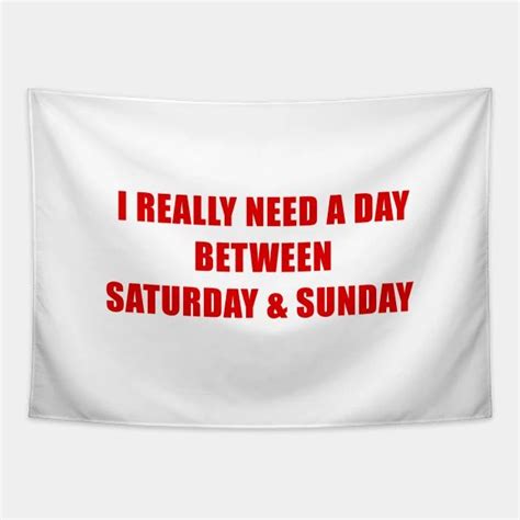 I Really Need A Day Between Saturday And Sunday By Sasharusso Shirt