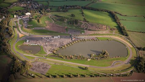 Mallory Park Racing Circuit Leicestershire England Uk Aerial Photograph