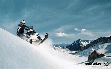 Ski Doo Snowmobile Sled Ski Doo Winter Snow Extreme Wallpaper