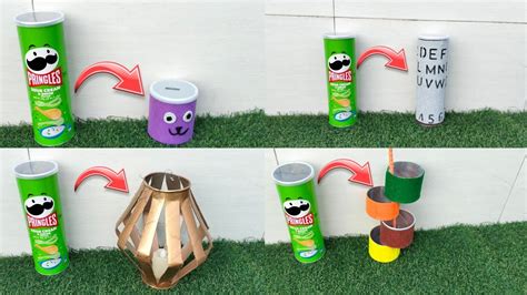 Diy Pringle Can How To Reuse Pringle Can Best Out Of Waste Things