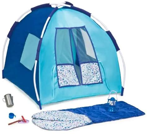 Freeshipping Our Generation Blue Camping Set Doll Tent And
