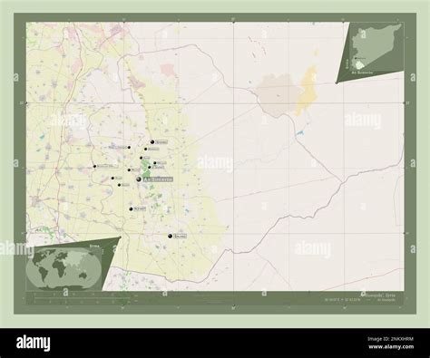 As Suwayda Province Of Syria Open Street Map Locations And Names Of