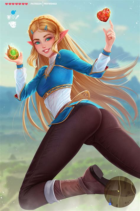Princess Zelda By Prywinko Hentai Foundry