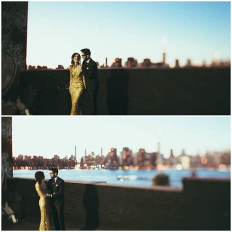 A Rustic Vintage Wedding In An Urban Loft Maya Uri Say I Do In New York