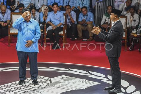 Debat Perdana Capres Cawapres Antara Foto