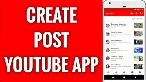 How To Create A Post On Youtube App Youtube Community Tab Youtube