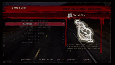 Turbo, mega gun, and red mega gun are just some of the rewards found in the game. Diesel City - Twisted Metal Wiki Guide - IGN