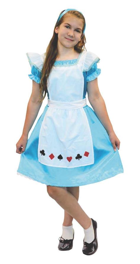 Alice In Wonderland Girl Tween Size Age 12 14 And Ages 14 16 Costume