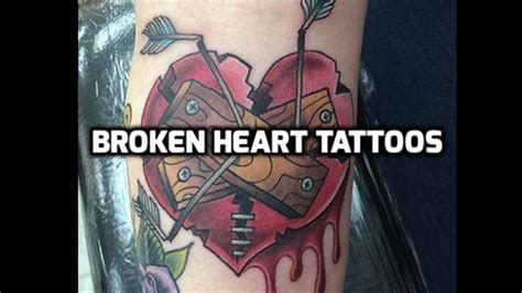 Broken Heart Tattoo Designs Broken Heart Tattoos Youtube