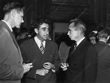 Edward Teller and Norris Bradbury at Los Alamos - Stock Image - H420 ...