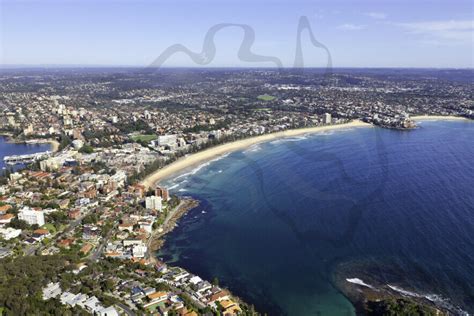 Manly Beach Aerial Stock Photo Sydneys Northern Beaches High