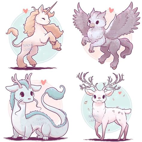 Naomi Lord Su Instagram 💙 My Most Recent Mythical Creatures What